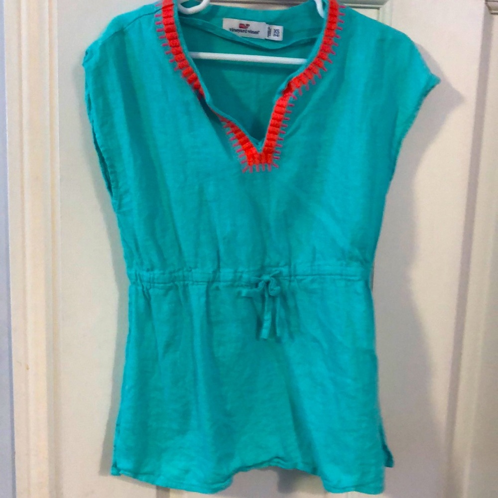Vineyard Vines Girls Shirt - Size XS (5/6)